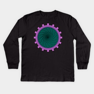 The Gears of Time Kids Long Sleeve T-Shirt